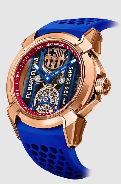 Jacob & Co Fc Barcelona 125th Anniversary Edition EX112.43.AB.AA.ABRUA Replica watch